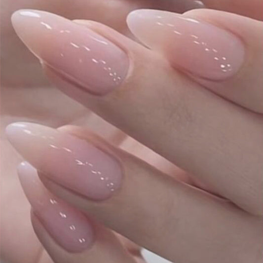 Pure Lust - Pink Ombre Almond Nail
