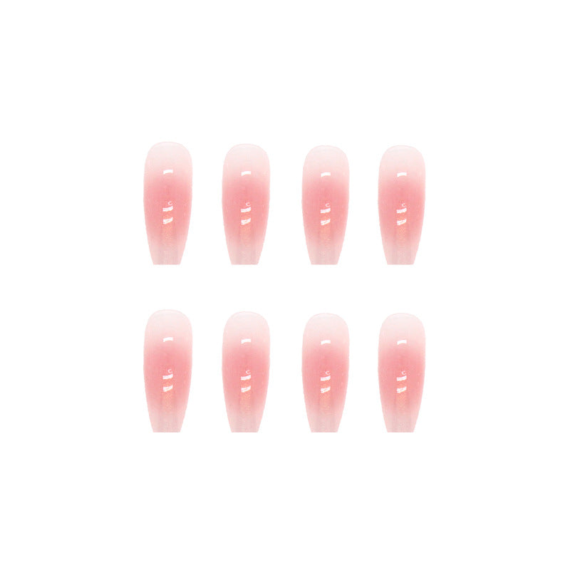 Lolita- Chrome Pink Translucent Medium Long French