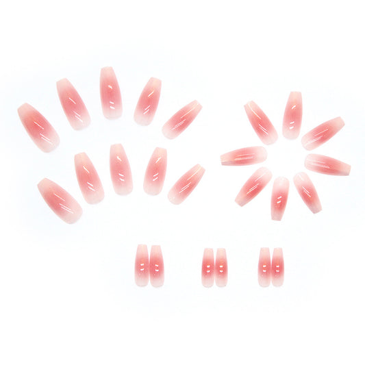 Lolita- Chrome Pink Translucent Medium Long French
